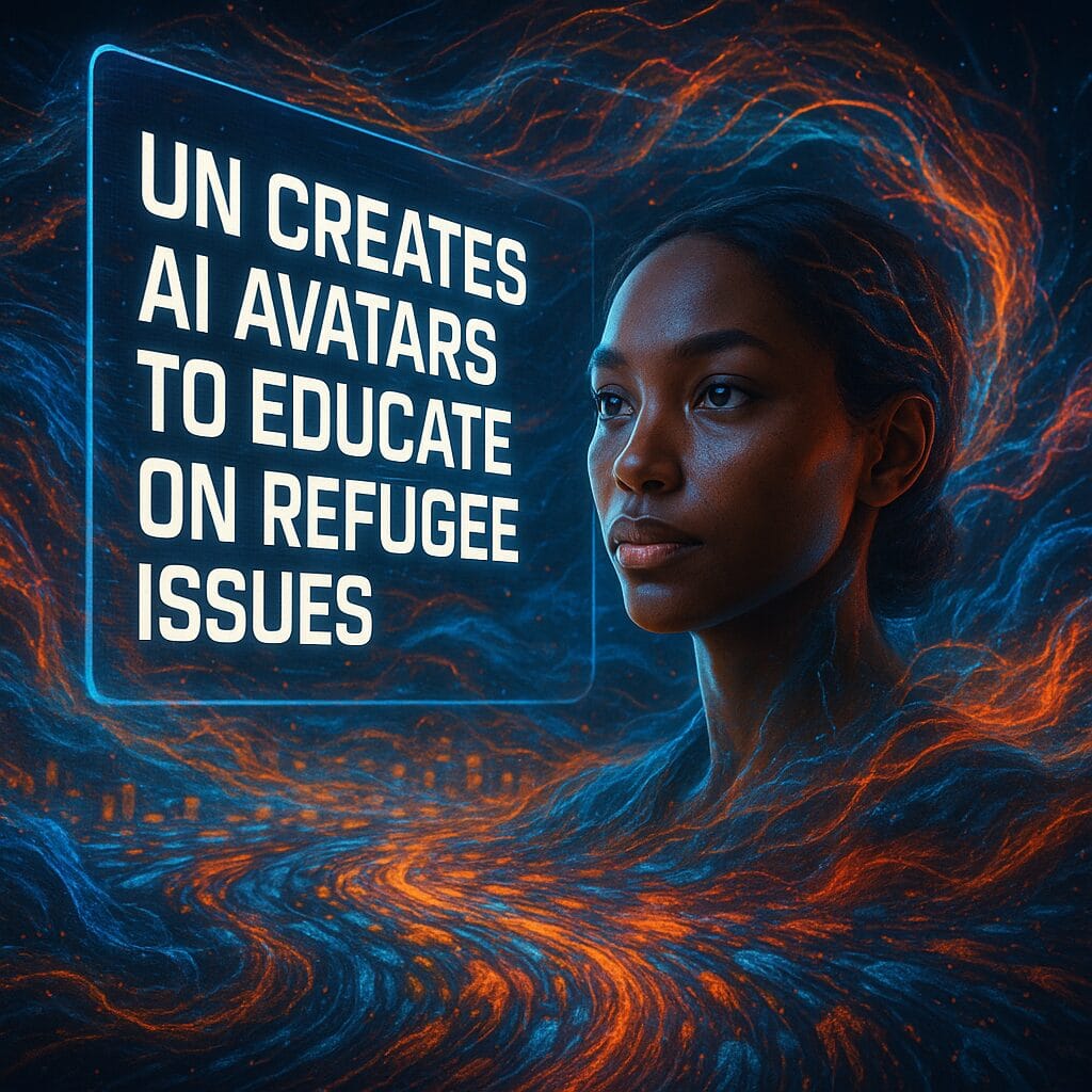 A United Nations research institute created an AI refugee avatar 2025 10 09T130813.758Z Zero Touch AI Automation