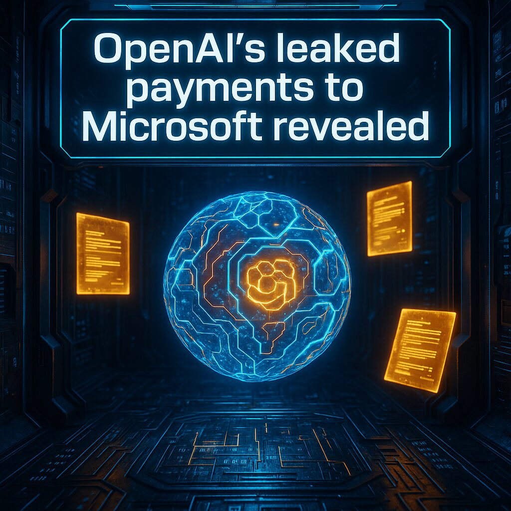 Leaked documents shed light into how much OpenAI pays Microsoft 2025 12 02T140107.866Z Zero Touch AI Automation