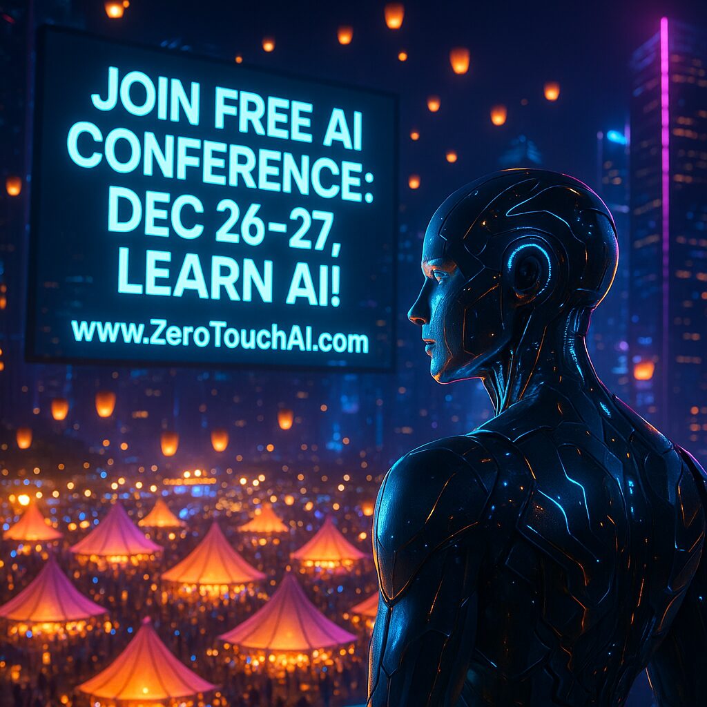Learn AI 100 free AI Festivus is a 48 hour virtual conference this week Dec 27 28. Heres the lin 2026 02 03T140119.989Z Zero Touch AI Automation