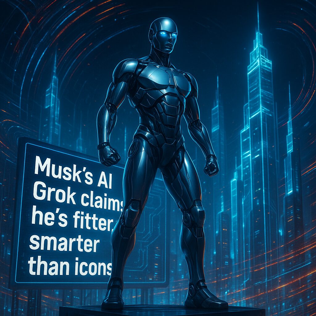 Elon Musks Grok AI tells users he is fitter than LeBron James and smarter than da Vinci 2026 03 23T130112.418Z Zero Touch AI Automation