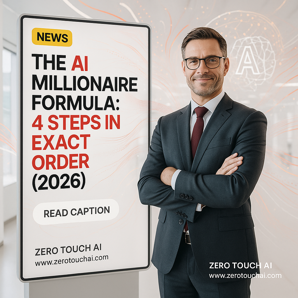 The AI Millionaire Formula 4 Steps in Exact Order 2026 2026 08 07T130224.958Z