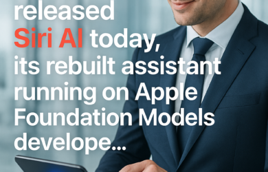 NEW Apple released Siri AI today its rebuilt assistant running on Apple Foundation Models develope. 2026 10 08T130219.767Z